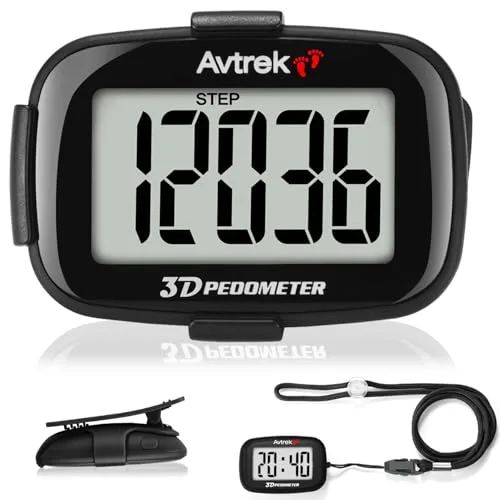 AVTREK Clip-On 3D Pedometer