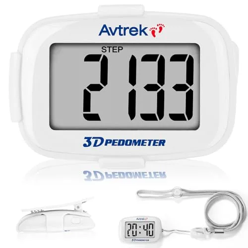 AVTREK Clip-On 3D Pedometer